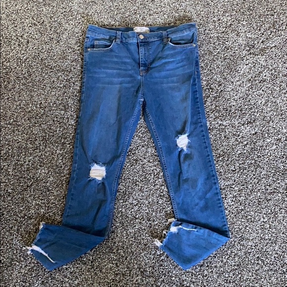 Free People Denim - Free People medium wash skinny jeans